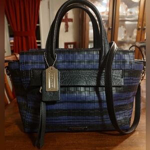 Coach Black and Blue Handbag